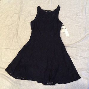 NEW BB Dakota navy lace dress